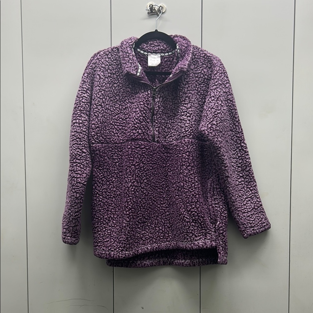 Emily B Purple Sherpa Jacket
